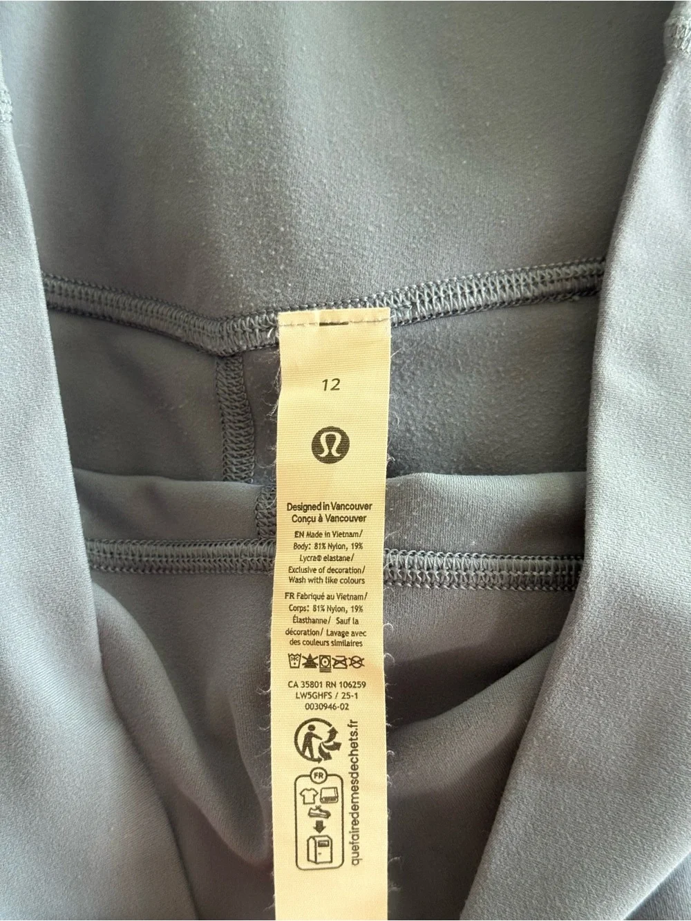lululemon athletica high waist